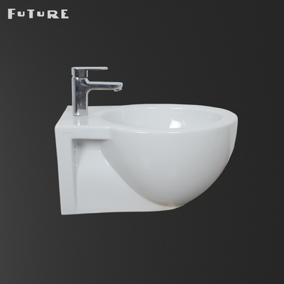 Bidê branco da posição do assoalho da instalação fácil no banheiro W380mm