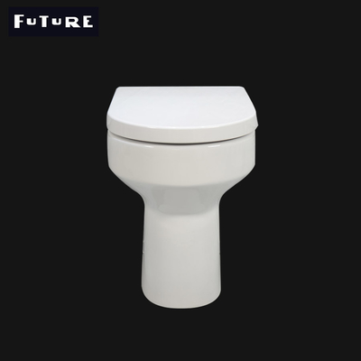 Padrão ideal futuro sem aro de volta ao toalete da parede