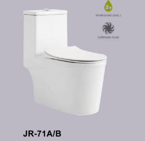 Armário de água 740mm da parte do redemoinho adicional cerâmico branco único Watercloset filipino alto