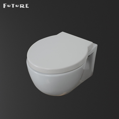 Antibacteriano vitrificado liso da bacia de toalete de Hung Toilet Wc Round Floating da parede