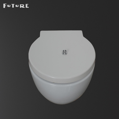Antibacteriano vitrificado liso da bacia de toalete de Hung Toilet Wc Round Floating da parede