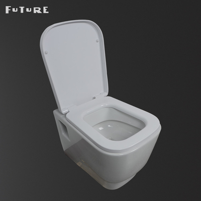 Assento da sanita de flutuação amigável de Hung European Water Closet 350mm da parede de Eco