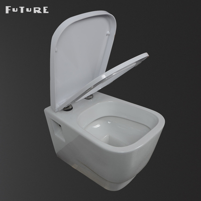 Assento da sanita de flutuação amigável de Hung European Water Closet 350mm da parede de Eco