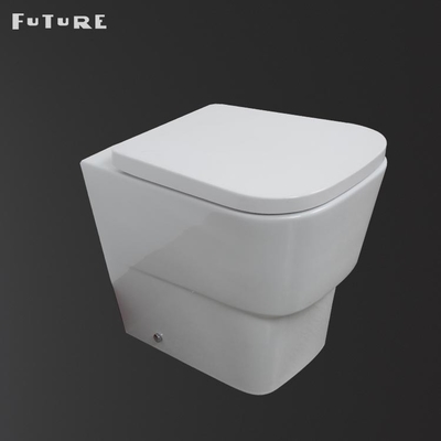 O resplendor duplo abotoa o toalete moderno de volta à parede P prende a largura do WC 350mm