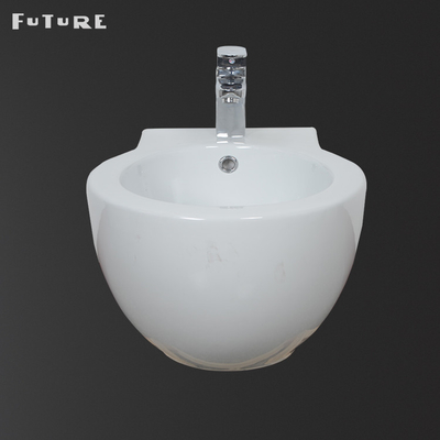 Bidê branco da posição do assoalho da instalação fácil no banheiro W380mm