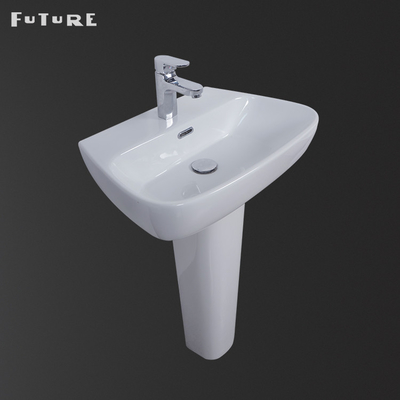 Dissipador 610mm largo moderno da bacia de suporte do banheiro para as mãos de lavagem antiferrugem