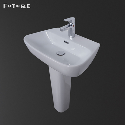 Dissipador 610mm largo moderno da bacia de suporte do banheiro para as mãos de lavagem antiferrugem