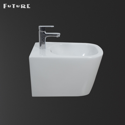 Largura cerâmica antiferrugem de Hung Bathroom Bidet 360mm da parede para o mercado BRITÂNICO