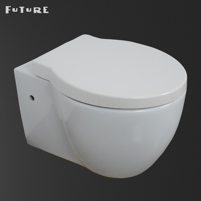 Gravidade que nivela a cômoda fixada na parede larga moderna de Hung Toilet 380mm da parede