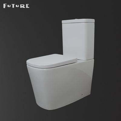 Elevação acoplada próxima padrão ideal do toalete 837mm do banheiro cômoda de 2 partes