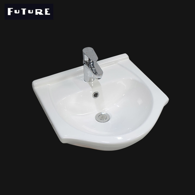 bacia cerâmica da vaidade do banheiro da bacia de lavagem da mão do único furo de 450mm