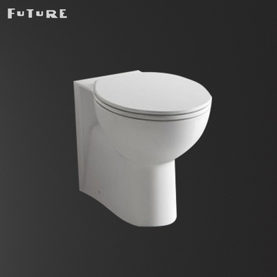 Estojo compacto nivelado duplo de 3L 6L de volta ao assoalho sem aro do toalete do BTW do Wc da parede - montado