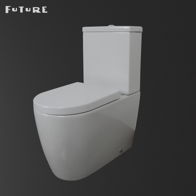 armário de água acoplado fim da armadilha de Pan Rimless P do toalete do banheiro de 420mm Seat