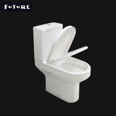 Largura sanitária do Wc 365mm dos mercadorias do banheiro sem aro alongado do armário de água