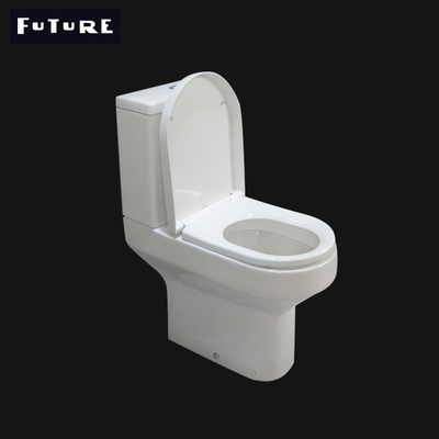 Largura sanitária do Wc 365mm dos mercadorias do banheiro sem aro alongado do armário de água