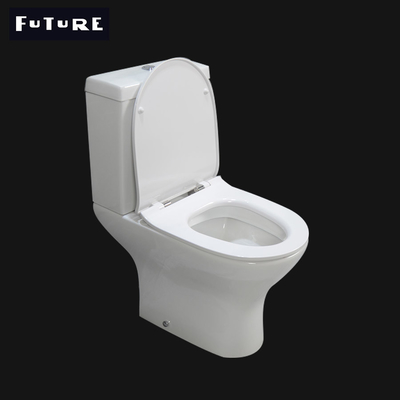 Toalete sem aro 3L nivelado duplo 6L da altura alongada cerâmica do conforto