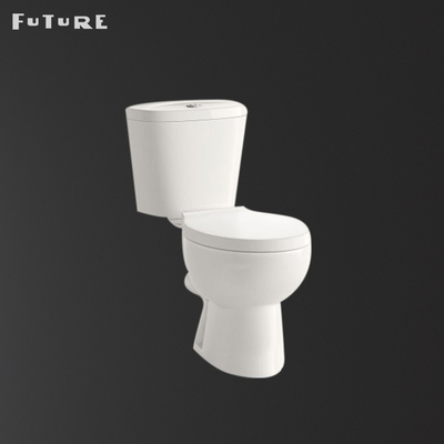O anti toalete alongado sujando H480mm da altura do conforto do esmalte assenta botões nivelados duplos