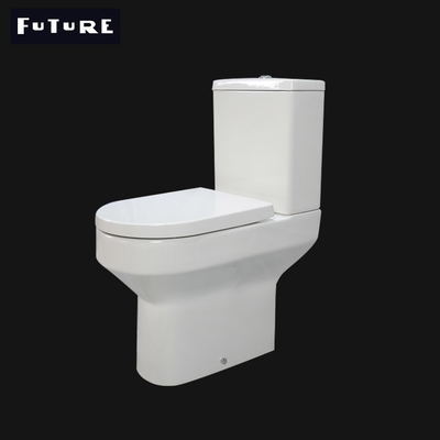 WC de duas partes acoplado próximo 610*357*400MM do toalete da altura do conforto da armadilha de P