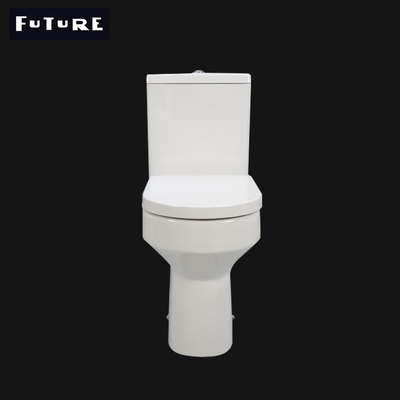 WC de duas partes acoplado próximo 610*357*400MM do toalete da altura do conforto da armadilha de P