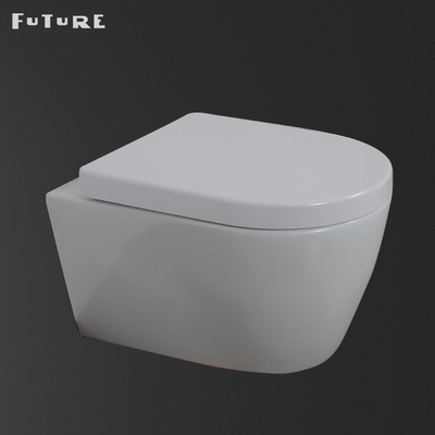 Toalete cerâmico nivelado duplo de Hung Toilet European Wall Mount da parede de 3L 6L
