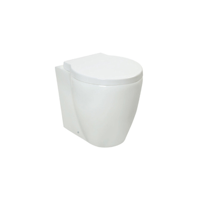 Branco de nivelamento eficiente de volta ao toalete da parede um toalete cerâmico 520mm da parte