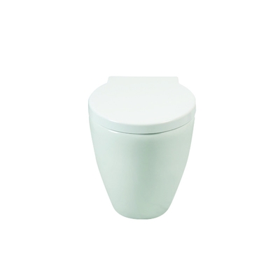 Branco de nivelamento eficiente de volta ao toalete da parede um toalete cerâmico 520mm da parte