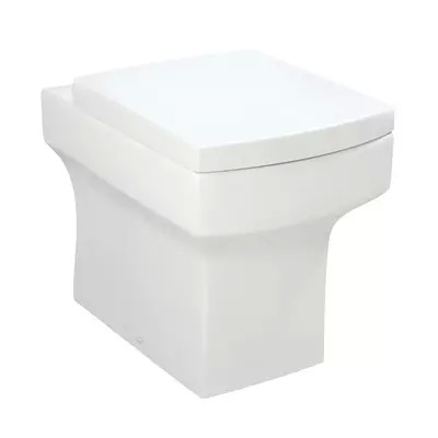 Toalete acoplado próximo de nivelamento do quadrado do Washdown de volta a Wc Eco da parede amigável