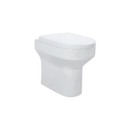 anti risco um liso da parte vitrificado de volta a WC 365mm do toalete da parede largamente