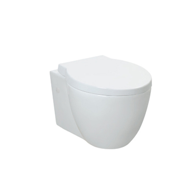 O círculo lustrou a parede prolongada cerâmica Hung Wc For Bathroom de Seat