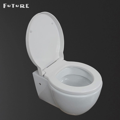 parede larga Hung Toilet Floating Toilet Bowl de 380mm com armadilha Eco de P amigável
