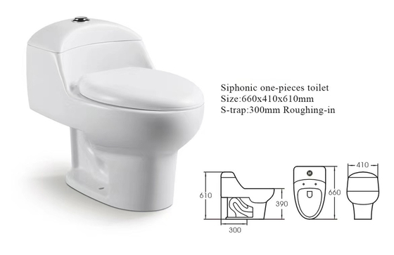 O estilo europeu S prende Siphonic um toalete anti Seat prolongado bacteriano da parte