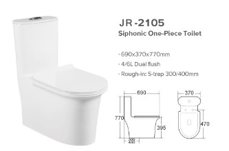 Siphonic alongado um risco filipino cerâmico de Watercloset do armário de água da parte resistente