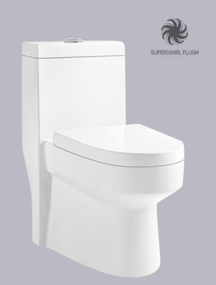Conservação de água nivelada Watercloset filipino do armário de água de Superswirl Siphonic ISO9001