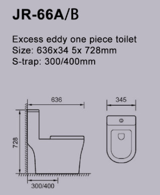 Auto operação um toalete nivelado duplo Eddy Rimless Siphonic Toilet adicional da parte
