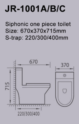 O armário europeu da única parte da armadilha de S risca Watercloset filipino resistente
