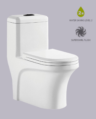 Cômoda da parte do toalete de nivelamento de ISO9001 Siphonic estilo de roda super da única