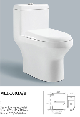 Um sifão econômico do armário de água da parte que nivela produtos de Sanitaryware
