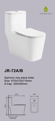 Armário de água 675*375*710mm do Washdown de Siphonic da eficiência elevada Watercloset filipino