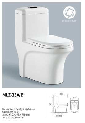 Água que salvar o um sifão econômico Jet Water Closet da parte 680*375*745mm